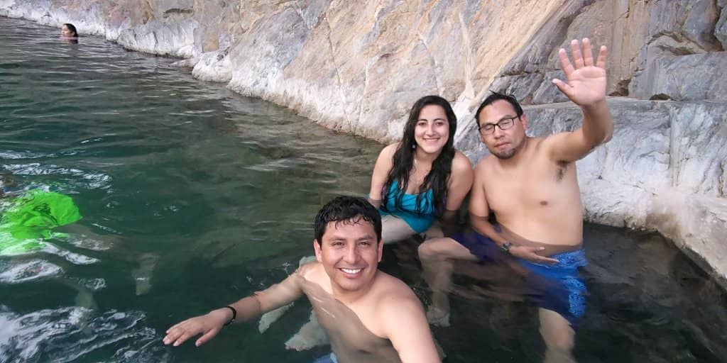 Shaded Cliffside Pool