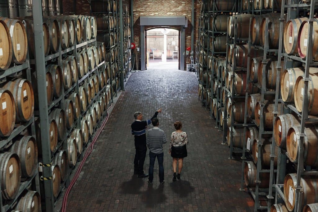 Intimate access to historic barrel halls