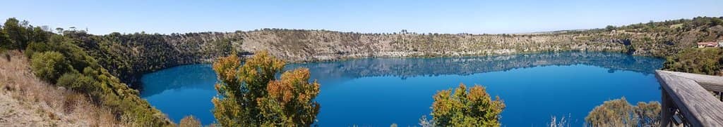 The Blue Lake's Sapphire Hue