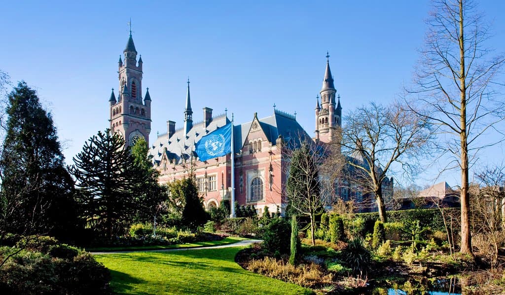 The Peace Palace sideview