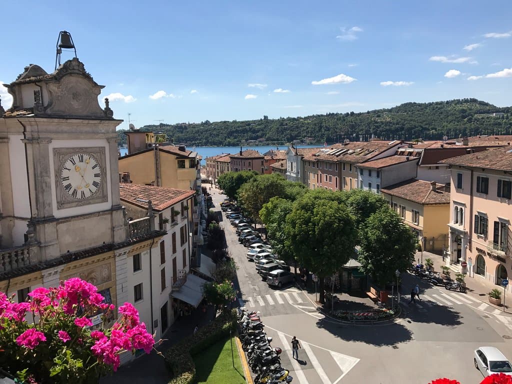 Watchtower from balcony on Hotel Eden