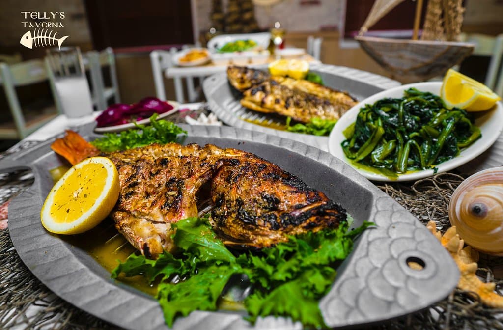 Grilled whole fish