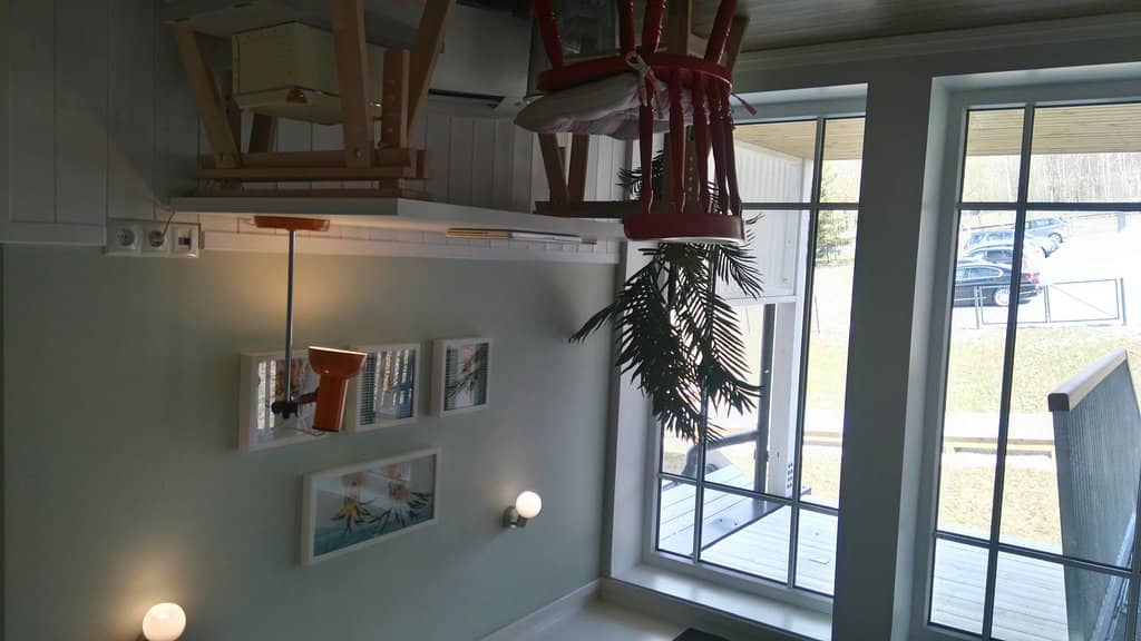 Gravity-Defying Kitchen
