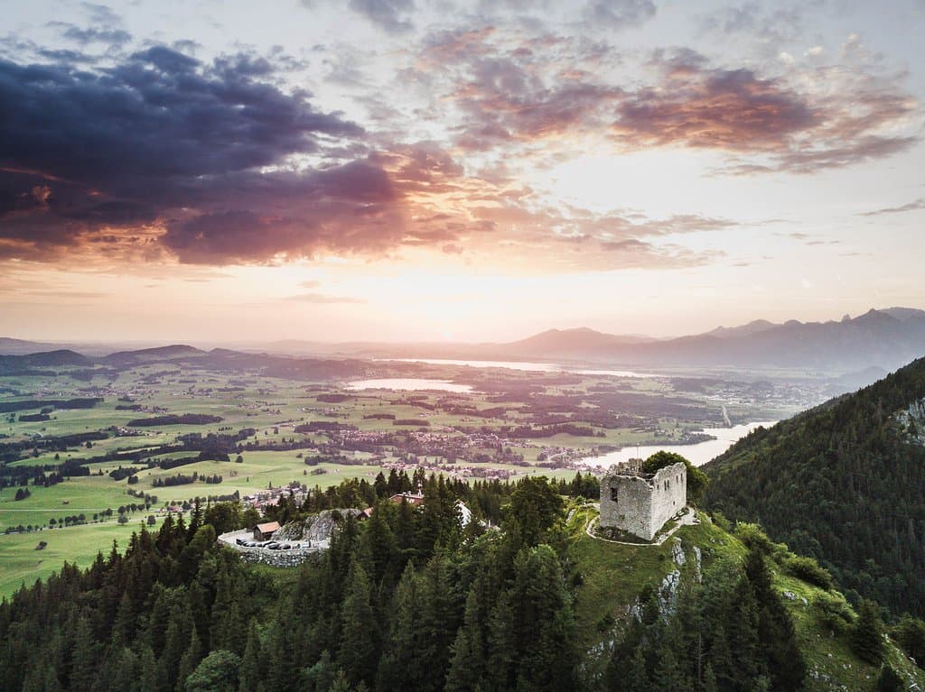 Die Ruine neben Das Burghotel Falkenstein