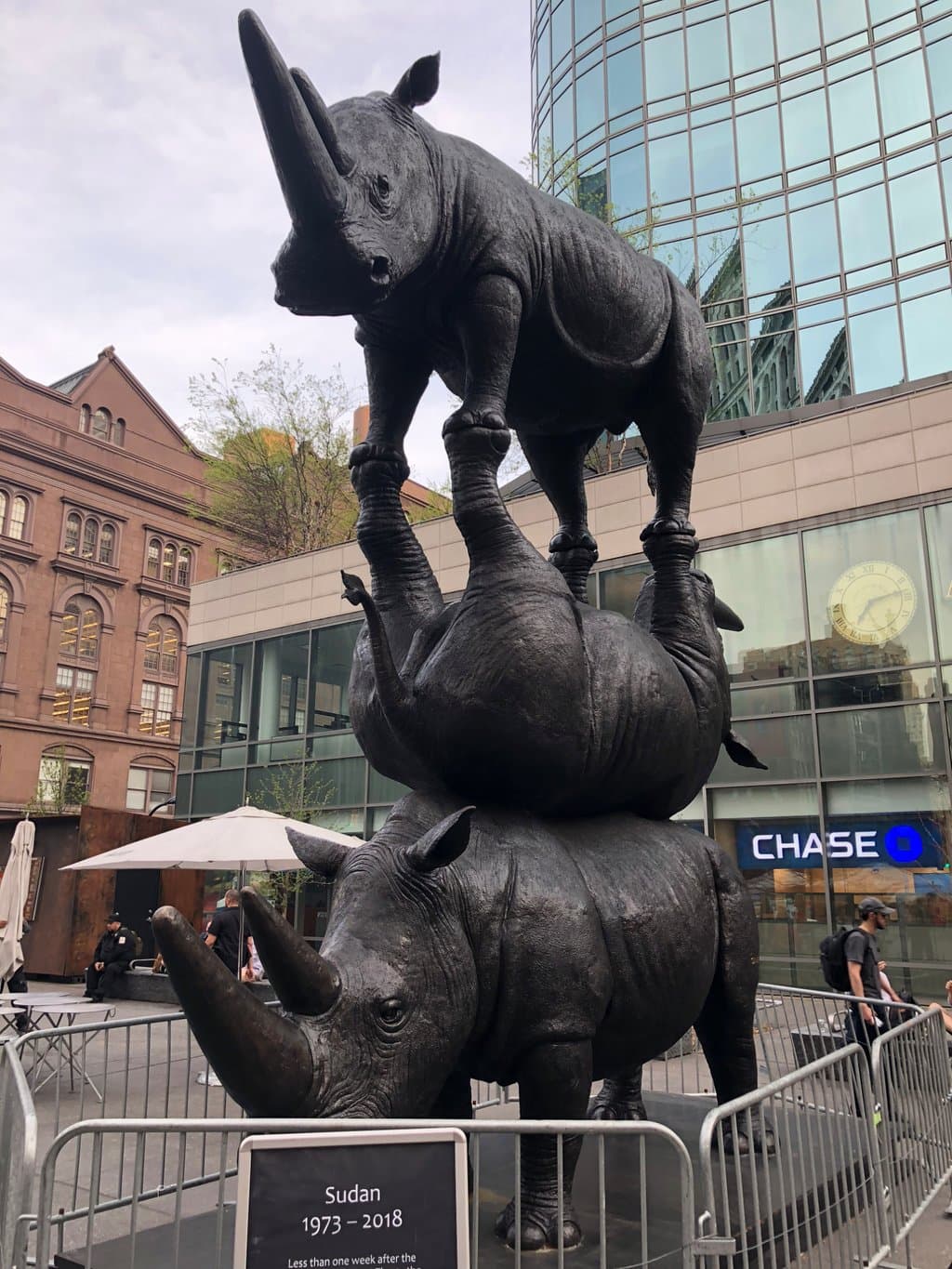 The Last Three monument - Astor Place
