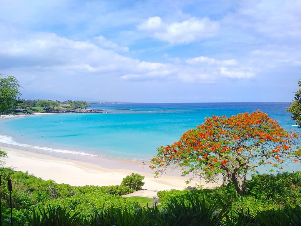 Mauna Kea beach on Hawai'i Island