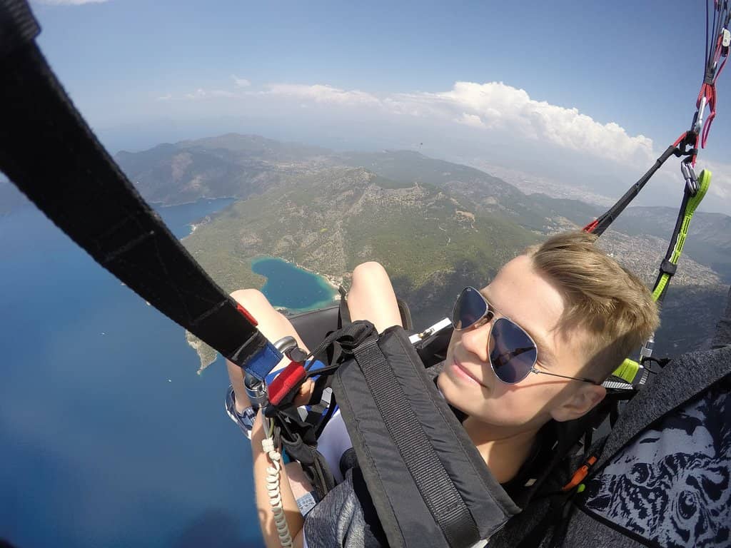 Tandem Paragliding Flight