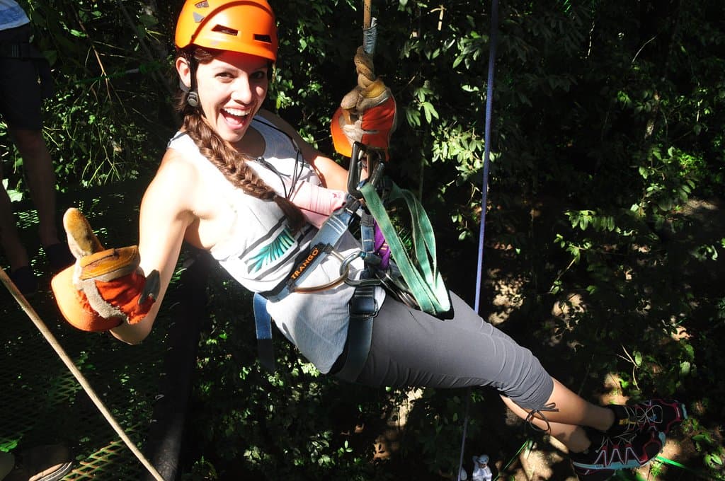 zip lining