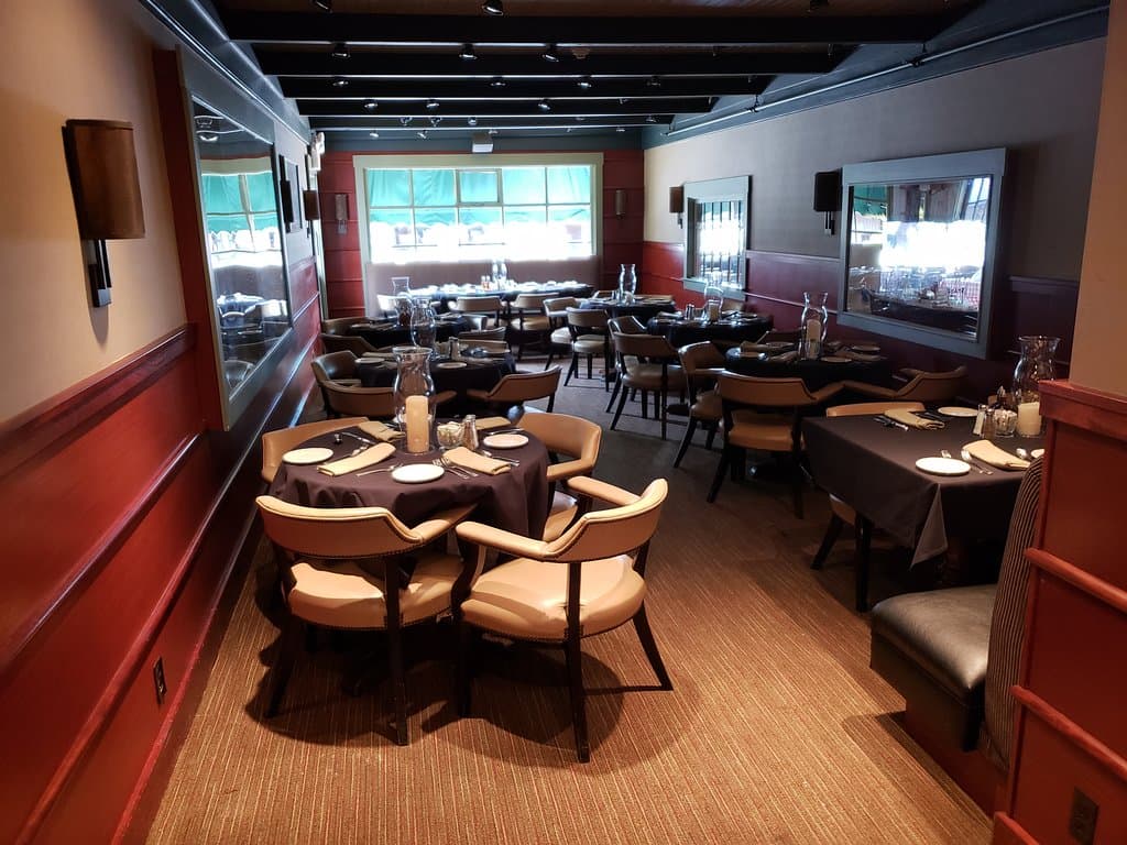 One of the Seating Areas just Opening for Lunch