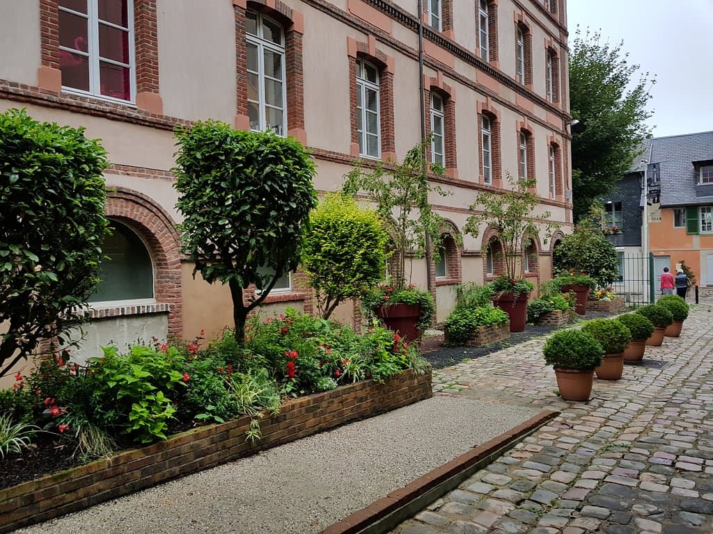 Beim Verlassen des Museums