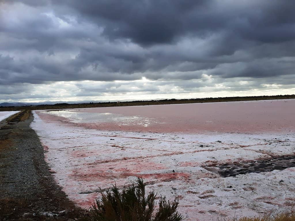Sunset Over the Salt Pans