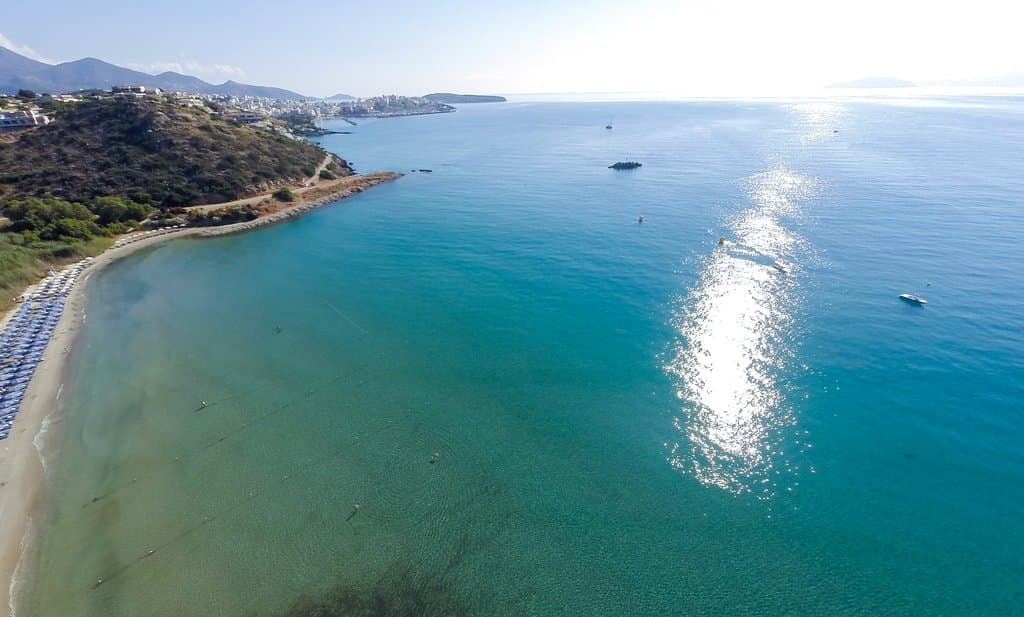 Almiros Beach, Agios Nikolaos - Awarded with a Blue Flag | ΔΑΕΑΝ