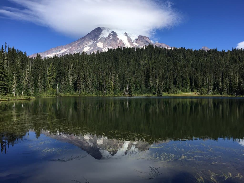 Mount Rainer at Reflection Lakes.