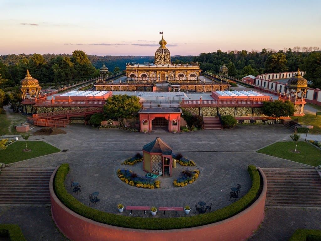 A royal palace in the rural WV