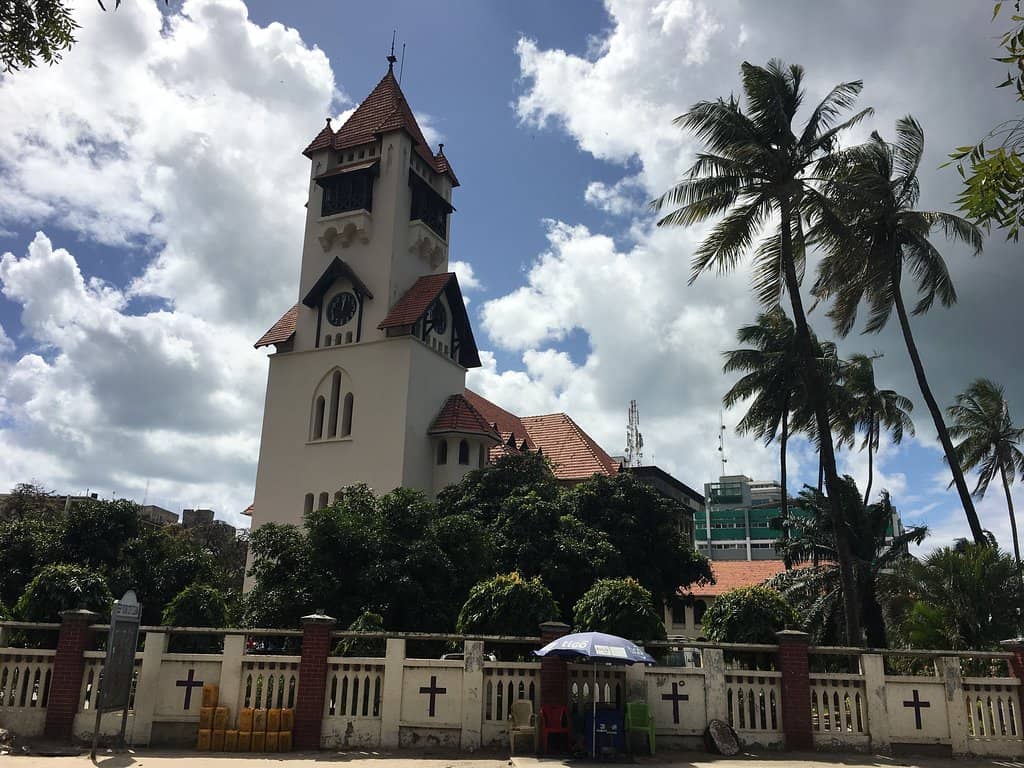Iconic Red-Tiled Rooftop