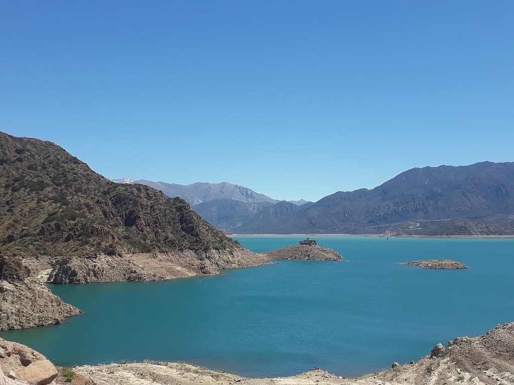 Potrerillos Lake and Dam