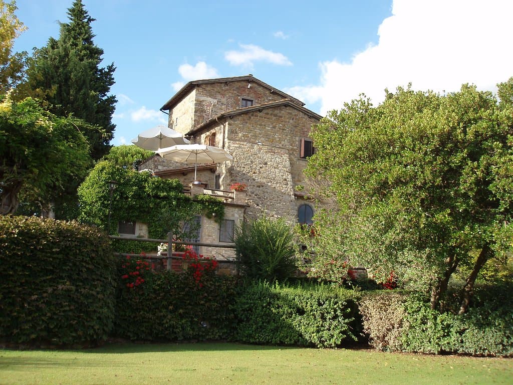 Il Palagio from the pool