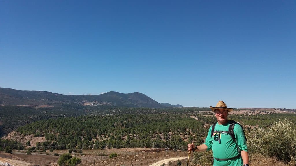 A great view of Mount Meron