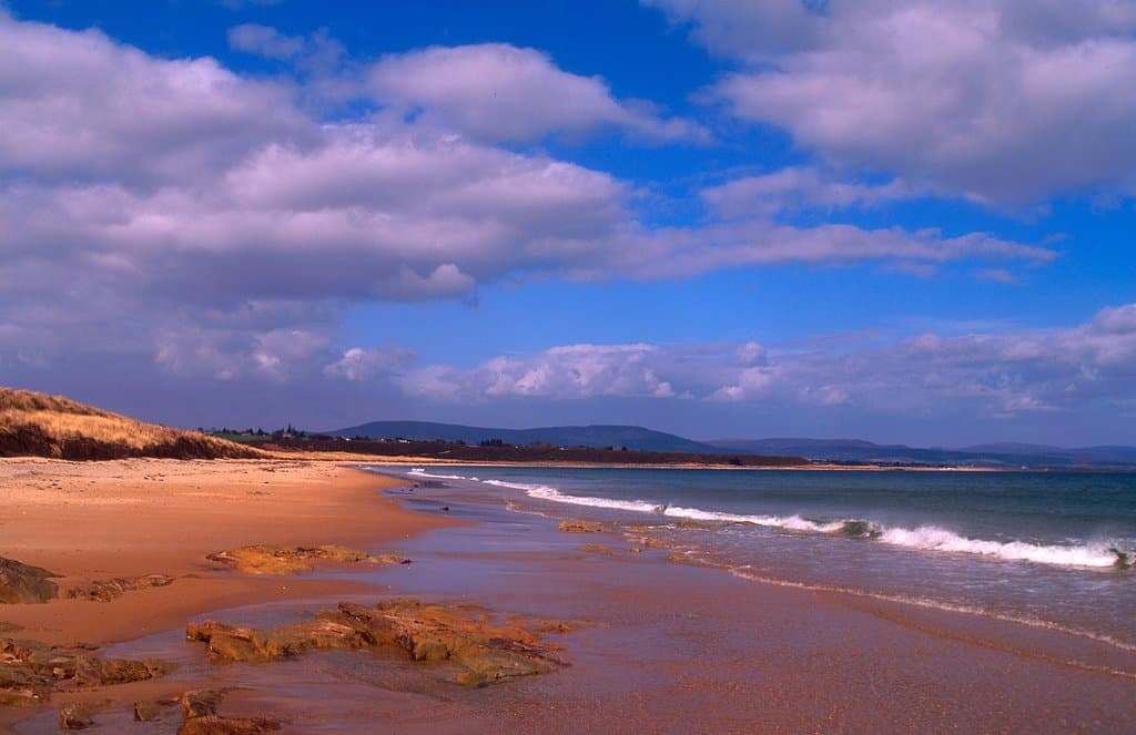 Dornoch Beach in the Scottish Highlands looking beautiful as ever! π