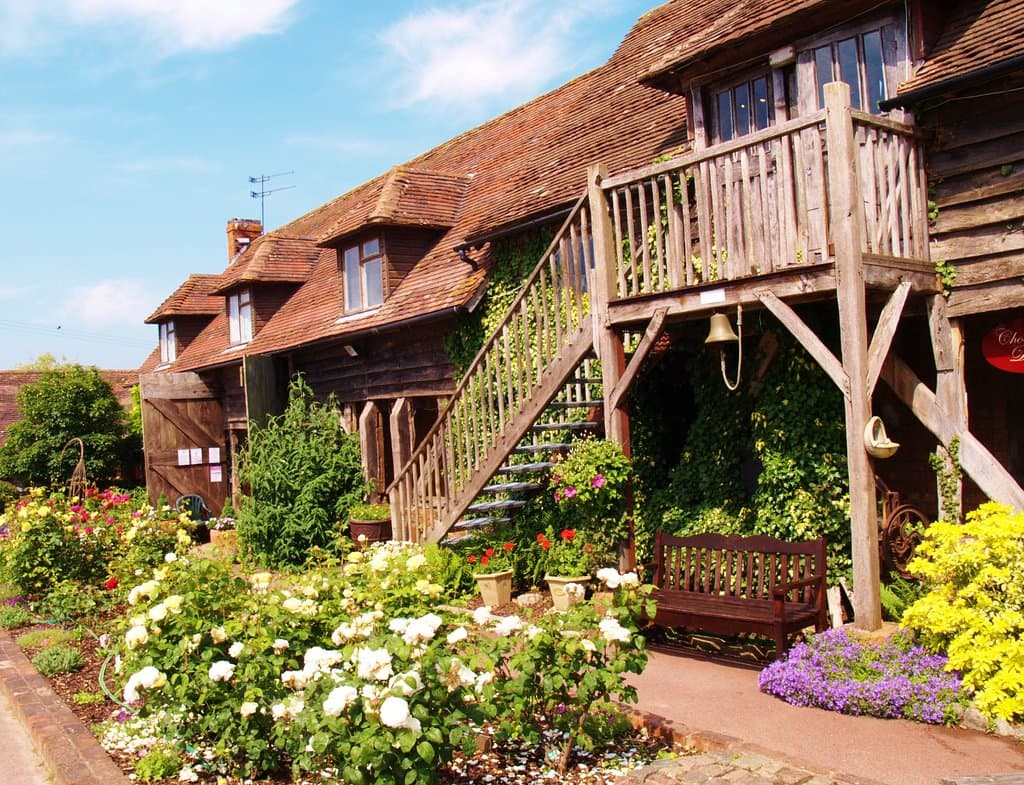 An external view of the Jinney Ring Craft Centre.