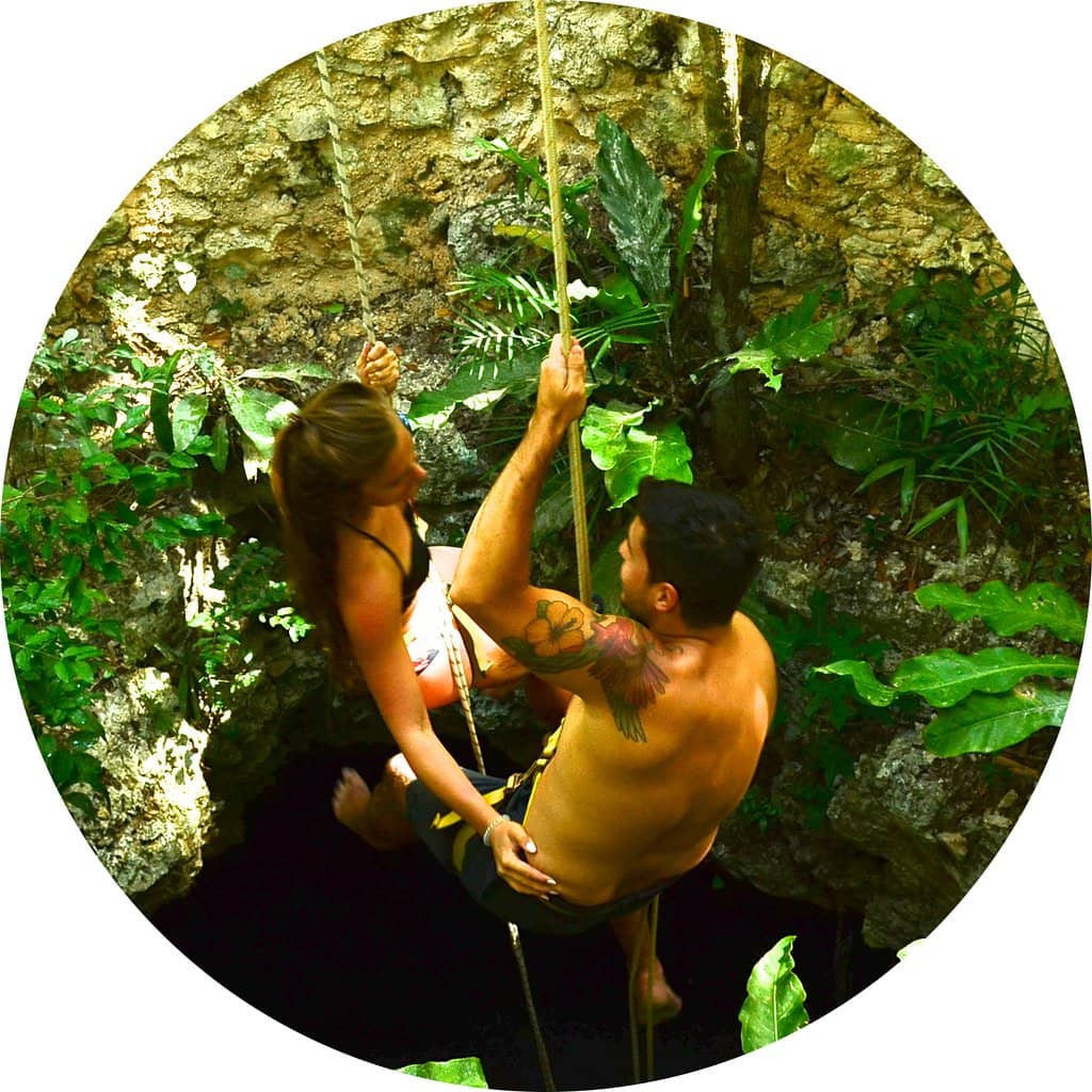 Kayaking Through Caves