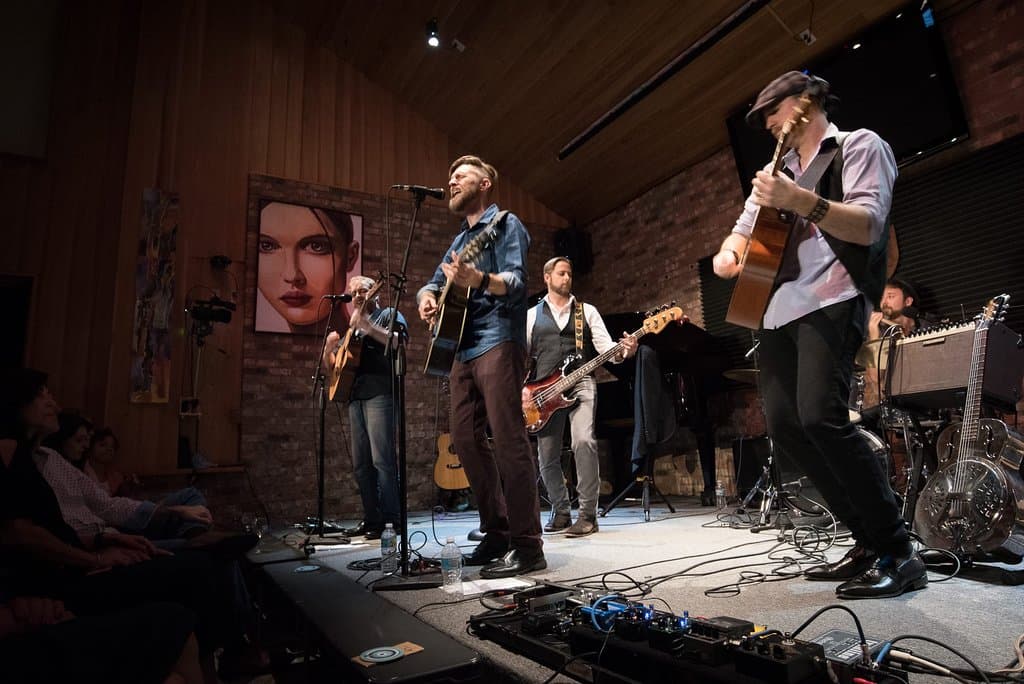 Beemo, acoustic Americana band, performs at Timucua