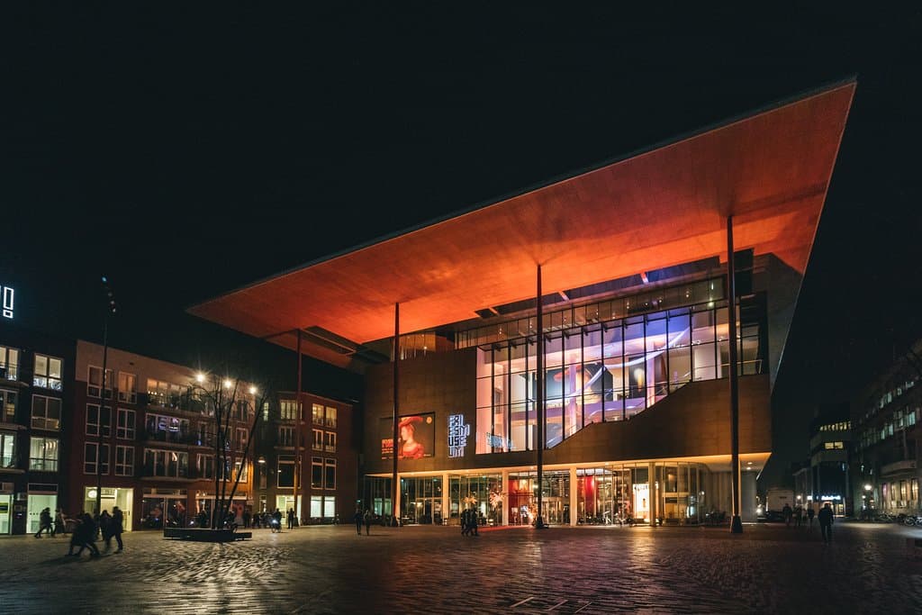 Fries Museum by night