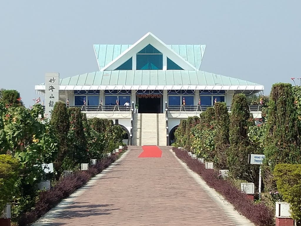 Close view of Dragon Palace