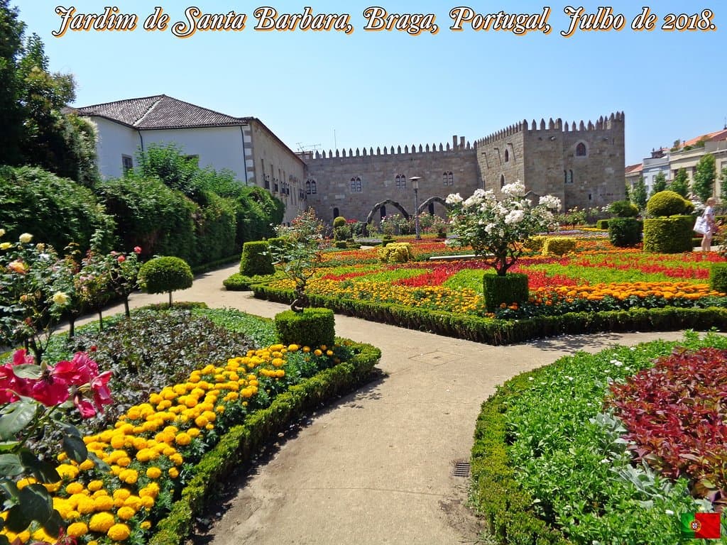Jardim de Santa Barbara, Braga, Portugal