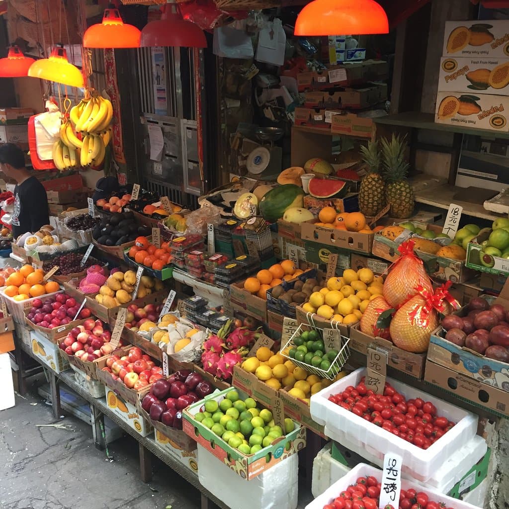 Graham Street - Historic street market in HK (2)