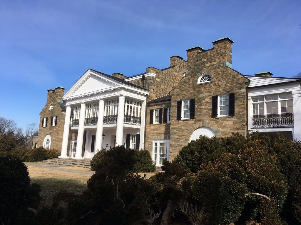 Outside view of the mansion