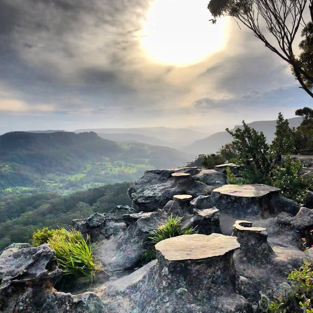 Overcast day on the rocks