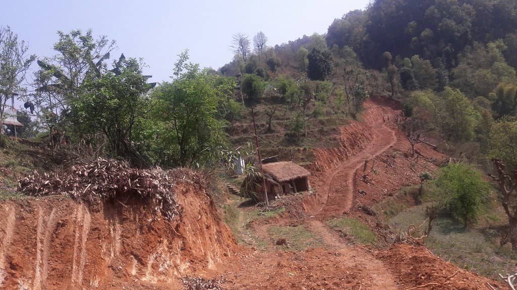 Newly Constructed Suspension Bridge