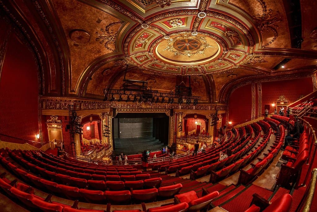 The stage at the Elgin Theatre