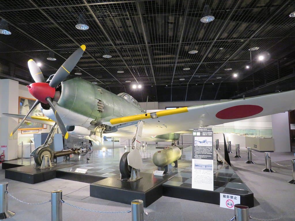 aircraft on display