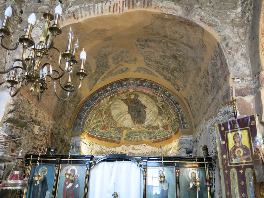 Le demi-dôme et la Mosaïque.