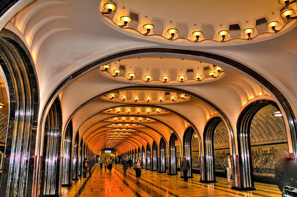 Вечернее метро