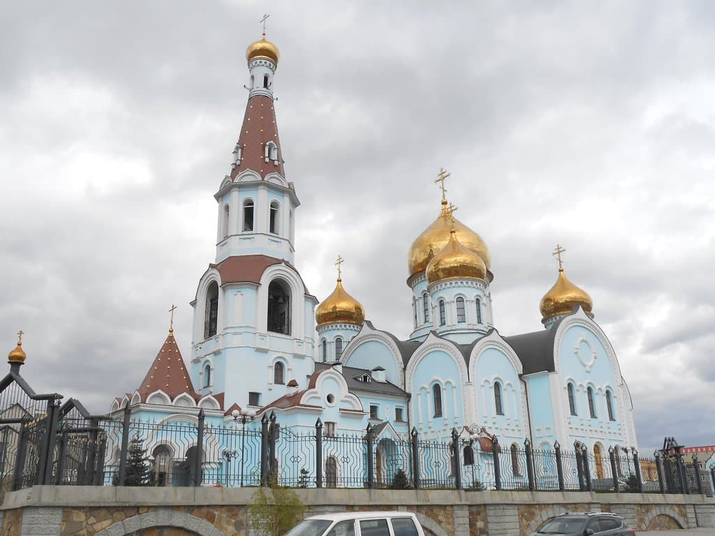 Cathedral of the Kazan Icon of the Mother of God, Chita, Russia.
