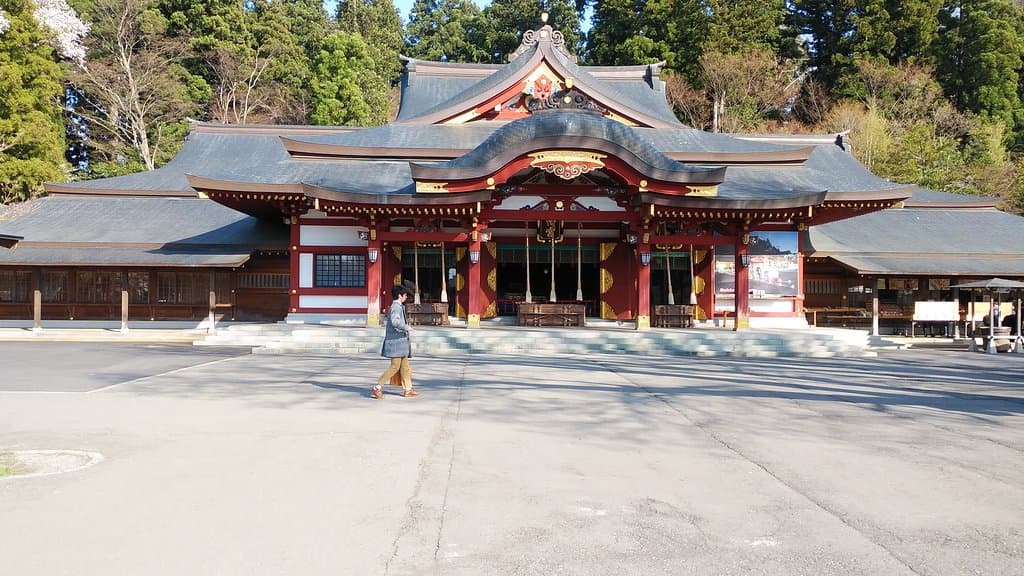 神社正面です