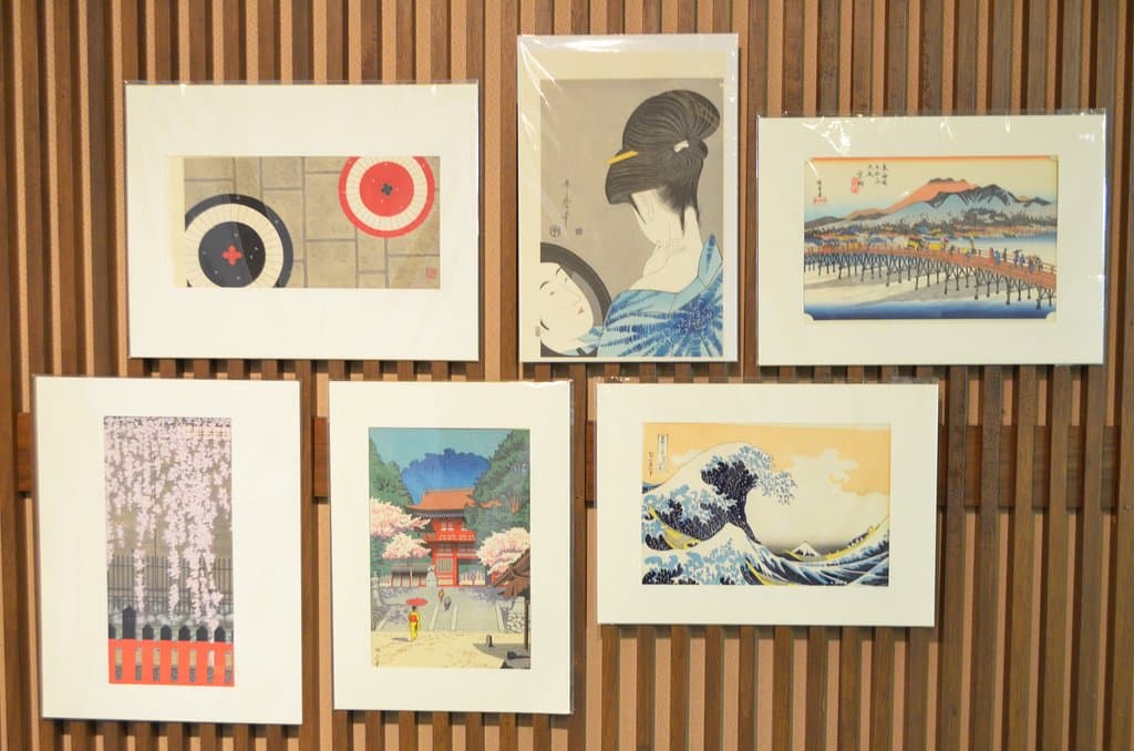 木版画 woodblock printing