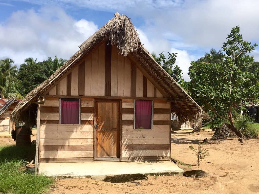 Recreated Huts