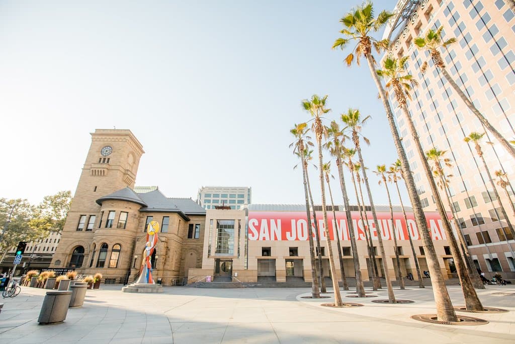 The San José Museum of Art is open Tuesday through Sunday from 11am - 5pm and open 8pm or later on the third Thursday and first Friday of every month.
Admission is $10 for adults, $8 for seniors, and free to members, college students, youths and children 17 and under, and school teachers. Full details can be found at sjmusart.org/hours-and-admission.
Photo by Gary Sexton Photography.