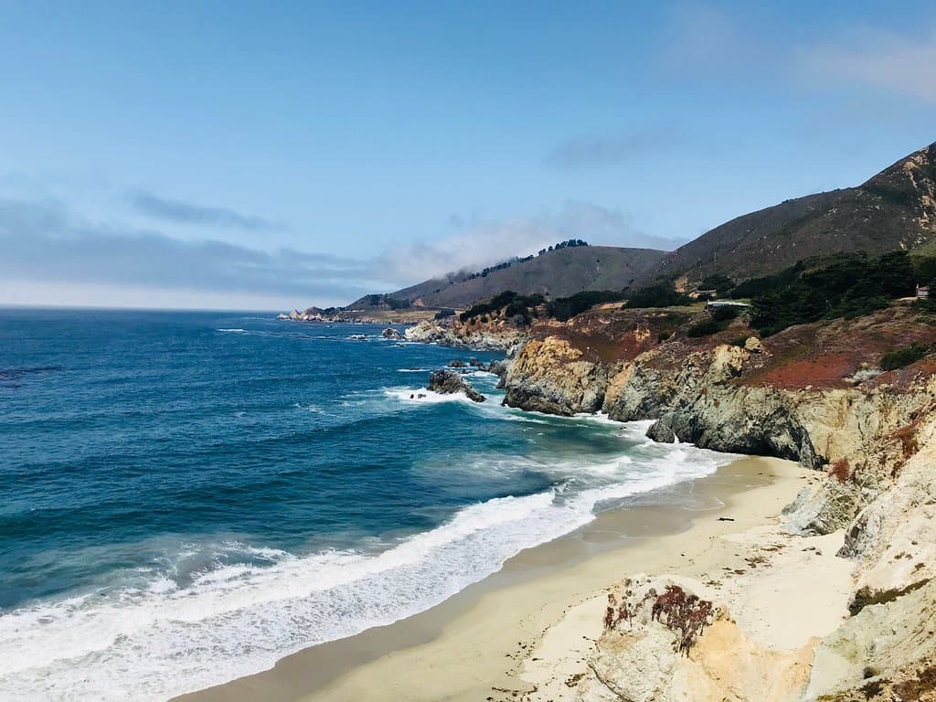 Strand an der Rocky Creek Bridge