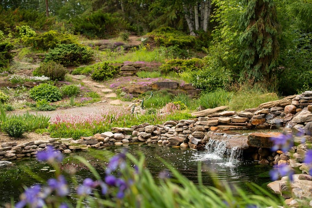 Connie's Secret Garden at the University of Alberta Botanic Garden, near Edmonton, Alberta