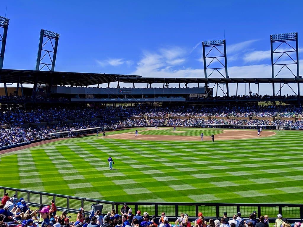 Gorgeous day, beautiful ballpark