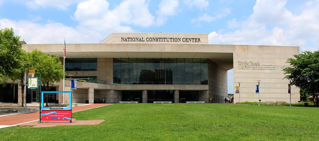 Front of the National Constitution Center