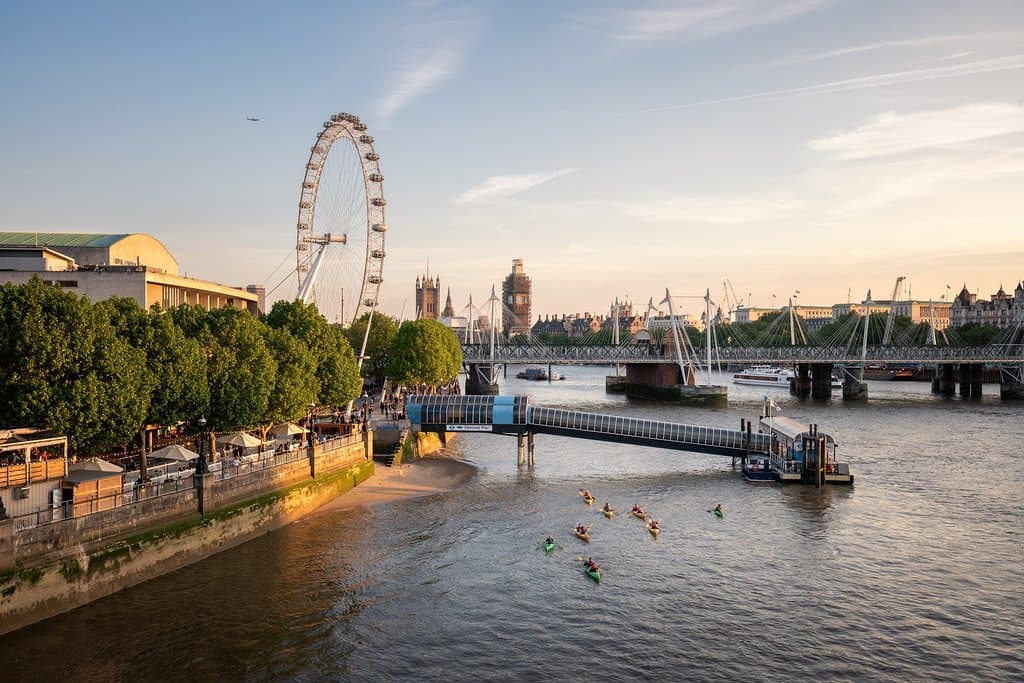 Riverside view of South Bank