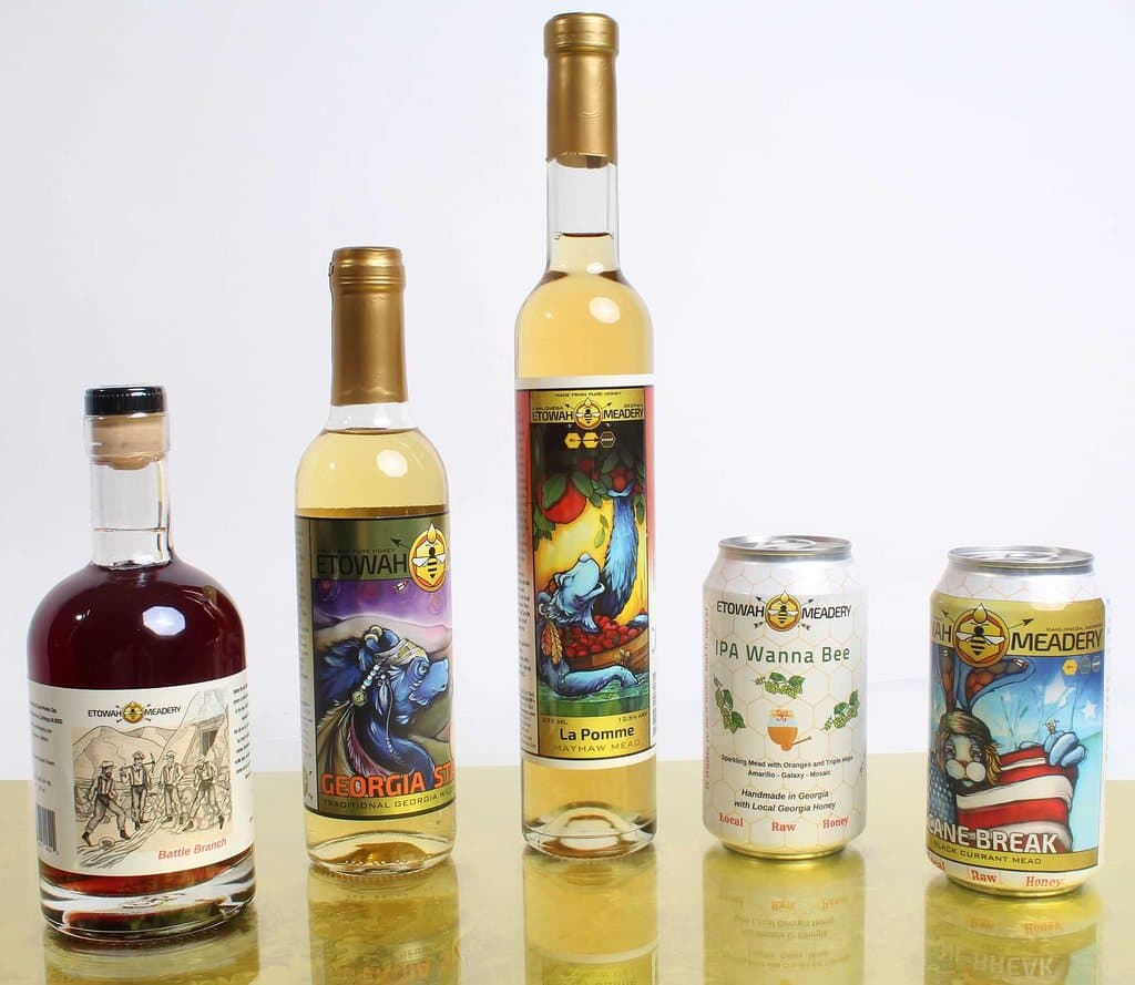 Sample selections of our meads.