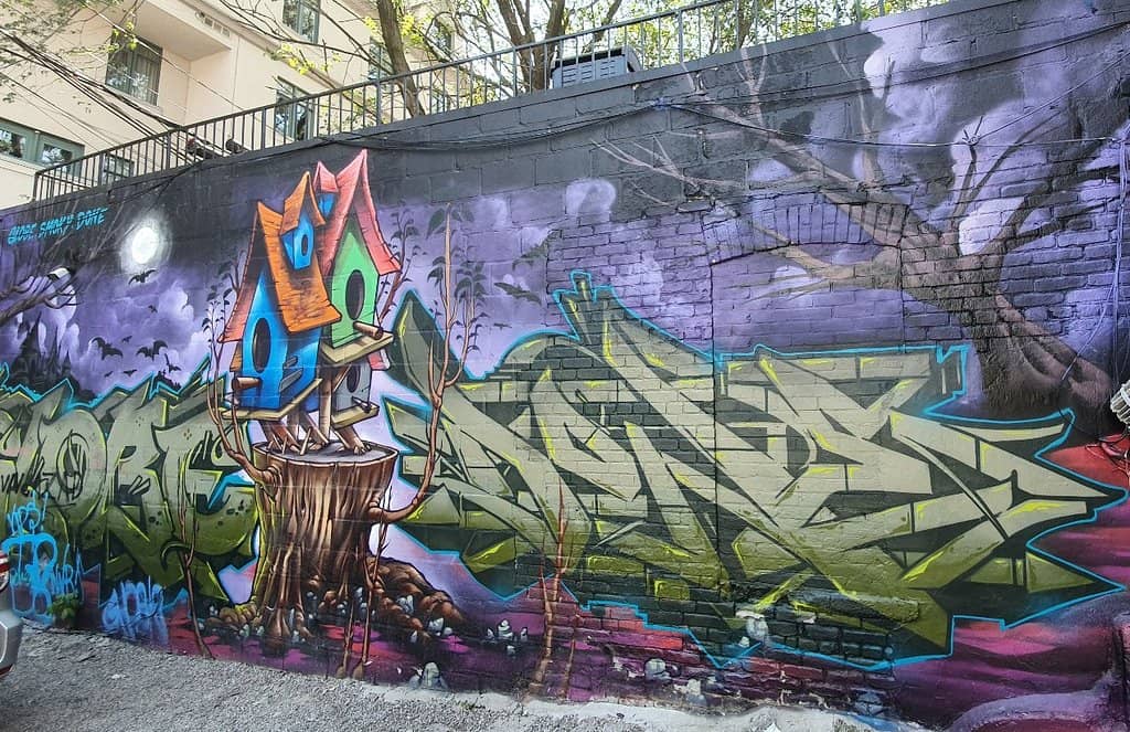 Jose Bautista Bat Flip Mural