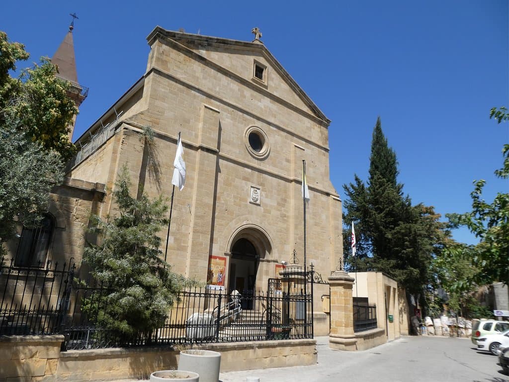 The Paphos Gate: The Holy Cross Roman Catholic Church, by the gate